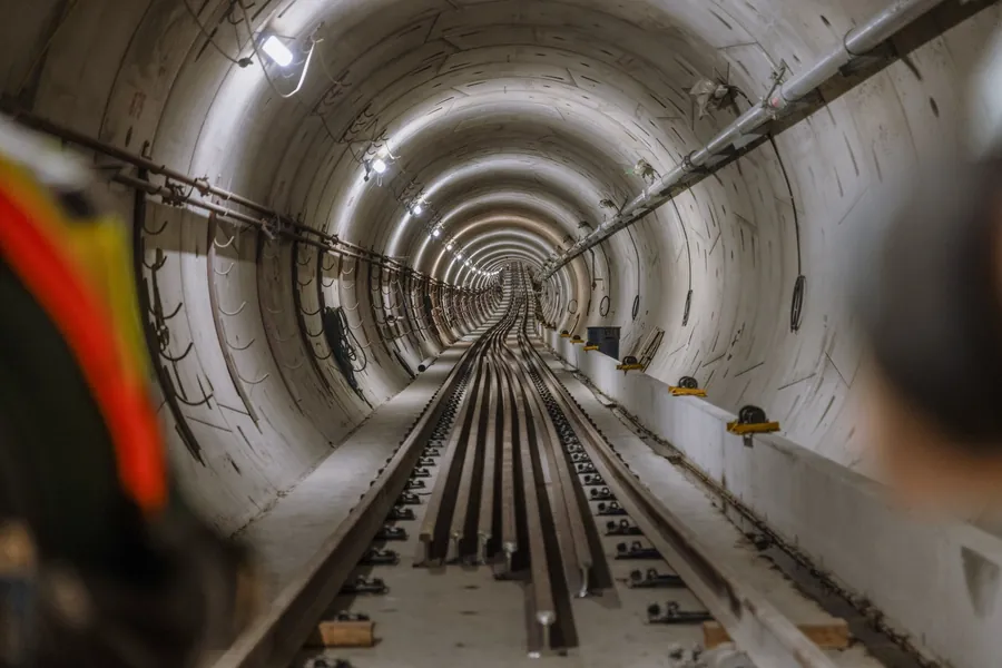 Segments of rail in the tunnels — B.C. Ministry of Transportation and Transit, CC BY-NC-ND 4.0